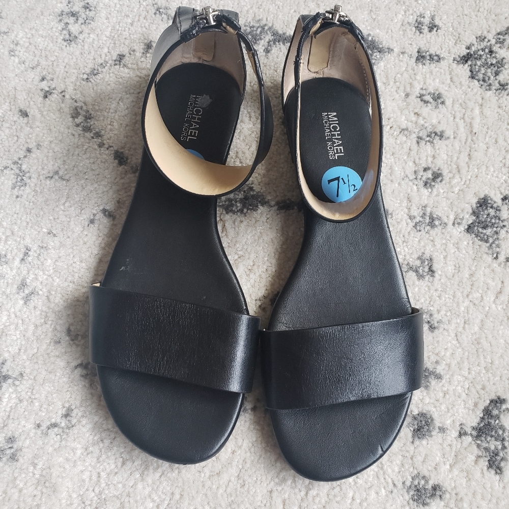 Michael Kors black sandals size 7.5